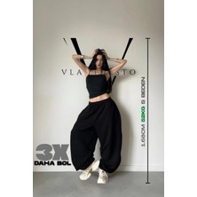 Vladivosto Paçası Ipli Mevsimlik 2 Iplik Oversize Fit Baggy Eşofman Altı