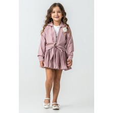 Kinderos Pötikare Ceketli Etekli Kız Çocuk 3\'lü Takım - 26K 2230