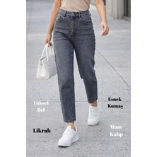 Cedy Denim Kadın Yüksek Bel Soho Boyfriend Jean C599