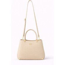 Kriste Bell Kadın Çapraz Askılı Çanta Bej 7416