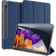 İlkyaz Fashion Dux Ducis Sm Galaxy Tab S8 (X700/X706) S7 (T870/T875/T876B) Kılıf Kalem Yerli Mıknatıslı Domo S