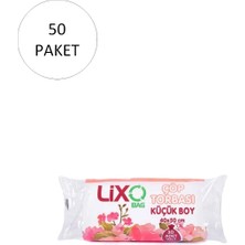 Beta Moda Hub Küçük Boy Çöp Torbası 40 x 50 cm 30 Lu Rulo x 50 Paket = 1.500 Adet (Şeffaf)