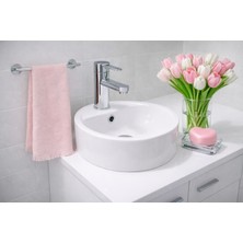 Aylis Home Toz Pembe Kalpli Havlu