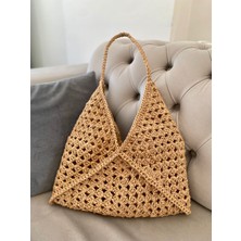 Rabika Motif Hasır Çanta