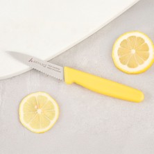 Aryıldız Daily Tırtıklı Meyve Bıçağı Sarı 9 cm