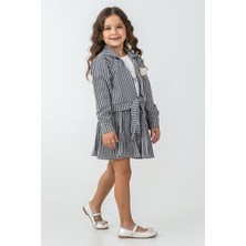 Kinderos Pötikare Ceketli Etekli Kız Çocuk 3\'lü Takım - 26K 2230