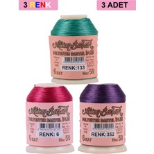 Beta Moda Hub 3 Adet Altınbaşak Oya ve Dantel Ipi 20 gr - Royaleks - No: 006 - 352 - 133