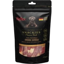 Üreticiniz Reflex Snackies Natural Tatlı Patatesli Ördek Göğsü Tahılsız Köpek Ödül Mamas�