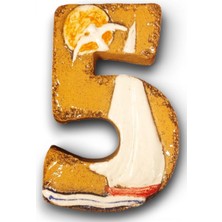 Toprakana Art Seramik Kapı No:5 _ 8×13×2 (Cm) Şamot Yelkenli Handmade