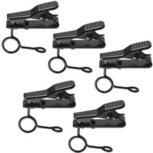 Andoer EY-J06A 5li 10MM Kablolu Yaka Mikrofonu Klipsi  D5165-2