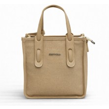 Just Polo Çapraz Askılı Kadın  Çantası Krem  6071