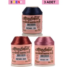Beta Moda Hub 3 Adet Altınbaşak Oya ve Dantel Ipi 20 gr - Royaleks - No: 500 - 186 - 028