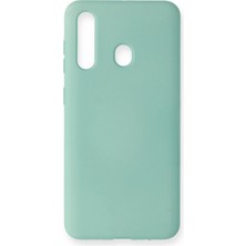 TE Dükkan Buğz Samsung Galaxy M40 Kılıf Nano Içi Kadife Silikon - Turkuaz