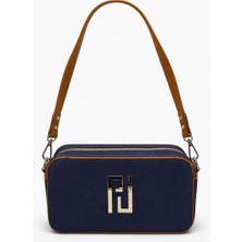 Just Polo Çapraz Askılı Kadın Postacı Çantası Lacivert-Taba 6016