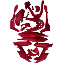 Honda Pcx Dlx Grenaj Seti Mat Kırmızı Komple Renkli Yan Sanayi