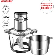 Özbience 2l Dokunmatik Doğrayıcı ve Öğütücü, Pratik ve Şık Tasarım