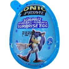 Thunder Sonic Prime Sürpriz Oyuncaklı Joy Yumurta 17,5gr *6'lı