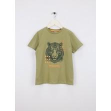 Discovery Expedition Haki Erkek Çocuk Baskılı T-Shirt D6SB-TST3004