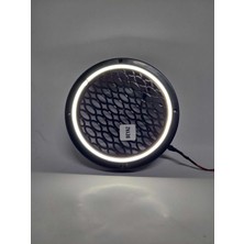 PremiumPort Neon LED Işıklı Çift Hoparlör Kapağı 20 Cm, Şık ve Parlak Tasarım