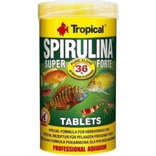Üreticiniz Tropical Spirulina Süper Forte Tablet Yoğun Spirulina Içerikli Tablet Balık Yemi 50