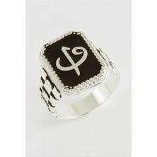 Osense Vav Elif Metal Erkek Yüzük