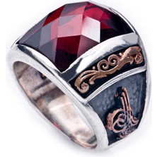 Gumush Gümüş Tuğralı Erkek Yüzük