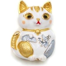 Beta Moda Hub Kedi Broş - Beyaz