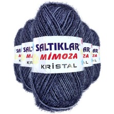 Beta Moda Hub 5 Adet Mimoza Kristal Işıltılı Şal Patik Yelek Ipi 36