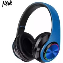 PremiumPort LED Işıklı Kablosuz Bass Bluetooth Kulaküstü Kulaklık Mikrofonlu
