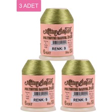 Beta Moda Hub 3 Adet Altınbaşak Oya ve Dantel Ipi 20 gr - Royaleks - No: 009