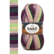 Beta Moda Hub 1 Adet Vega Stripe Premium Akrilik El Örgü Ipi Yünü No: 82414