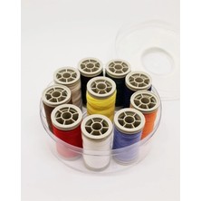Beta Moda Hub Dikiş Iplik Seti 10'lu Yuvarlak Kutulu ROYALEKS-7663