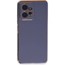 TE Dükkan Buğz Xiaomi Redmi Note 12 4g Kılıf Volet Silikon - Mavi