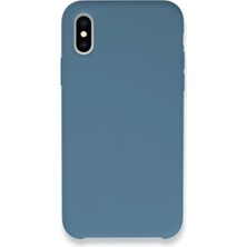 TE Dükkan Buğz Iphone Xs Max Kılıf Lansman Legant Silikon - Açık Mavi