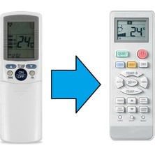 Tayfun Teba Optimum Klima Kumandası-Resimde Sağdaki Gönderilir