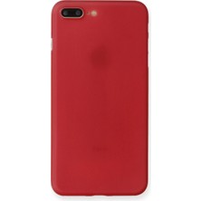 TE Dükkan Buğz Iphone 7 Plus Kılıf Pp Ultra Ince Kapak - Kırmızı