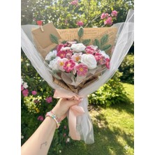 Henera Atelier El Örgüsü Soft Papatya Buketi / Sevgililer Günü / Hediyelik /doğum Günü/öğretmenler Günü/çiçek