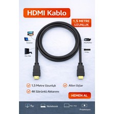Fırsat Yolu HDMI Kablo 1.4V 4K Gold 1.5mt