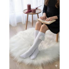 Bigümex Kız Çocuk Melek Kanatlı Dizaltı Çorap 3'lü 1/5 Yaş