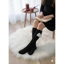 Bigümex Kız Çocuk Melek Kanatlı Dizaltı Çorap 3'lü 1/5 Yaş