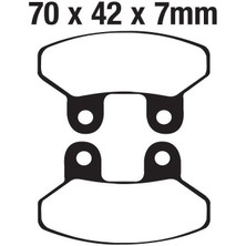 Sevgents Sym Ön Fren Disk Balatası FA306 A Kalite Joyride 125-150-200-200İ - Vs 150 Rs 50 Shark 50-125-150