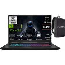 MSI Msı Katana 17 I7 13620H B13VGK-1040XTR-K46 96GB 4tb+4tb RTX4070 8gb W11PRO 17.3" Full Hd Gaming Laptop & B13VGK1040XTRK46
