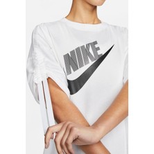 Nike Sportswear Dance Oversize Womens Tee Kadın Oversize Tişört Beyaz