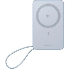 Ugreen Magflow 10.000 Mah 25W Qi2 Magnetik Wireless Usb-C Dahili Kablolu Hızlı Şarj Powerbank, 65958B