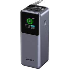 Ugreen Nexode Pro 20.000 Mah 165W Usb-C Makaralı Dahili Kablolu Hızlı Şarj Powerbank,2xucb-C, 1xusb-A, 55987B