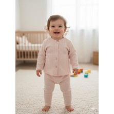 Butik Kız Bebek %100 Pamuklu Alt - Üst 2'li Takım