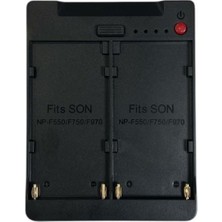 Andoer Npf-Vm  NP-F550 / F750 / F970  Piller Için  V-Montaj Dönüştürücü Adaptörü