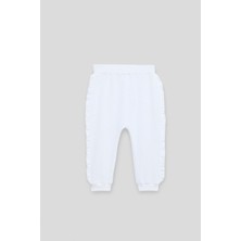 Bg Store Kız Bebek Beyaz Eşofman Takım