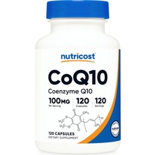 Nutricost COQ10 100MG, (Özelsporcugıdaların'dan !!) 120 Vegei Capsules High Absorption Coenzyme Q10.