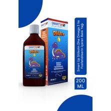 Smart'Up Sitikolin Dha Omega 3 ve Fosfatidilserin iceren Balık Yağı B12 200 ml Şurup